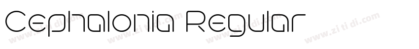 Cephalonia Regular字体转换 Cephalonia Regular字体转换